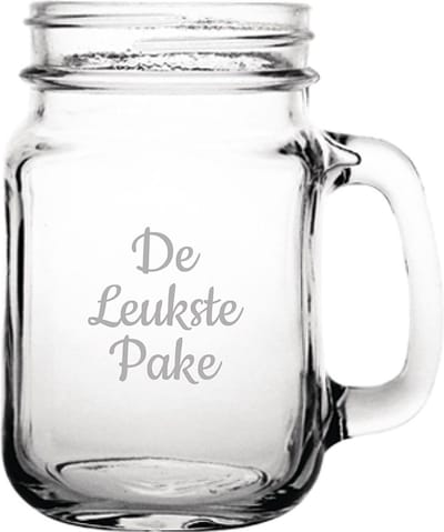 Gegraveerde Drinkglas 45cl De Leukste Pake