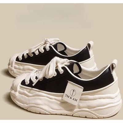 Shell Head Schoenen met Dikke Zool Dames Lente en Zomer Nieuwe Leren Kleine Witte Schoenen Dames Schoenen Casual Sportschoenen Dissolve Schoenen 40