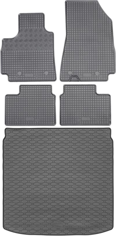Rigum - Kofferbakmat en Automatten Set - Renault Arkana SUV vanaf 03.2021 - Zwart - Vastgezet