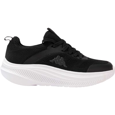 Kappa Heren Prati Gebreide Platform Trainers (Zwart, Wit)