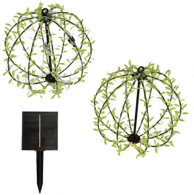 Set van 2 bladvormige zonnebollen D30CM FESTY BALL
