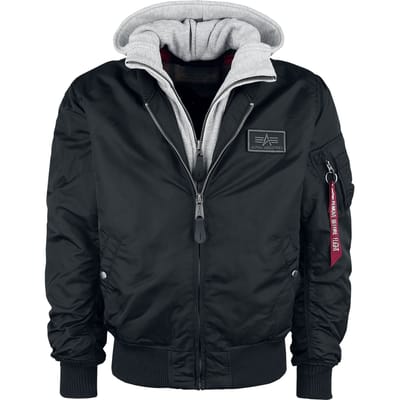 Alpha Industries Bomberjack - MA-1-D-Tec - S tot 3XL - voor Mannen - zwart
