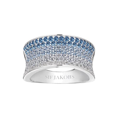 Sif Jakobs Felline SJ-R2393-GBL-52 - Dames - Ring - Zilver - Maat 52