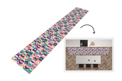 Keukenloper 300x50 cm - Keukenmat vinyl Patroon - Geometrie - Retro - Keukenmatten loper - Keuken vloerkleed tapijt