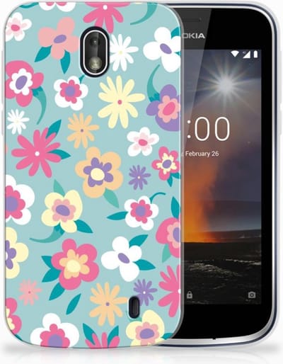 Nokia 1 TPU Case Flower Power