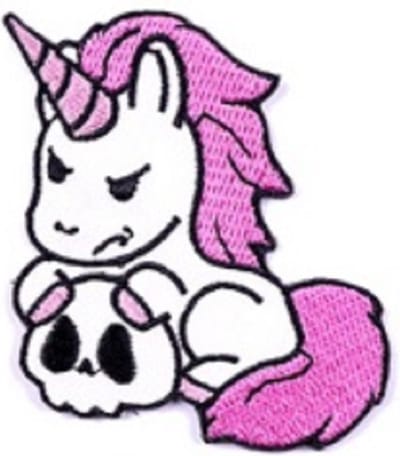Unicorn patch - Kawaii eenhoorn badge om op te strijken of naaien