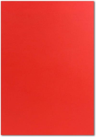 500 Vellen Rood Karton DIN A5 (240 g/m²) - Dik Gekleurd Papier voor Knutselen en Printen