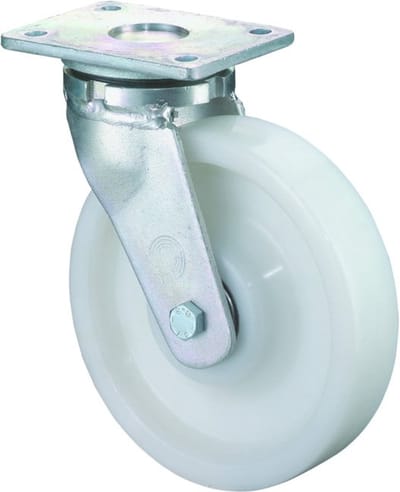 Zware Draaibare Zwenkwiel - Kunststof Wiel - Wieldiameter 100 tot 300 mm - Constructiehoogte 150 tot 355 mm - Draagvermogen 175 tot 2000 kg