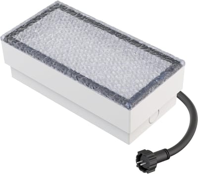 LED Stoeptegel Verlichting - Grondspot Buiten - Pad Verlichten - Belastbaar Tot 500kg - 20x10cm - Blauw