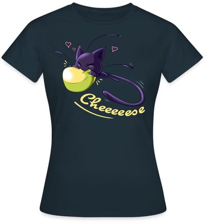Miraculous Plagg Houdt Van Kaas Camembert T-Shirt Dames