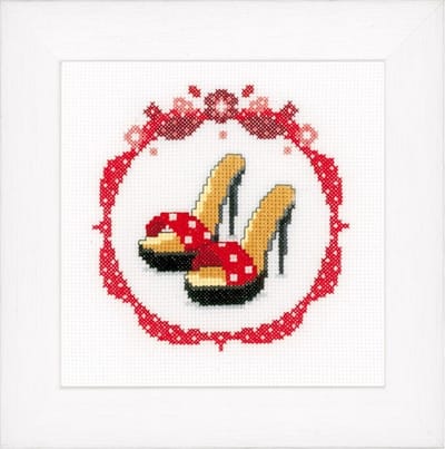 Telpakket kit Schoenen met bolletjes - Vervaco - PN-0147018