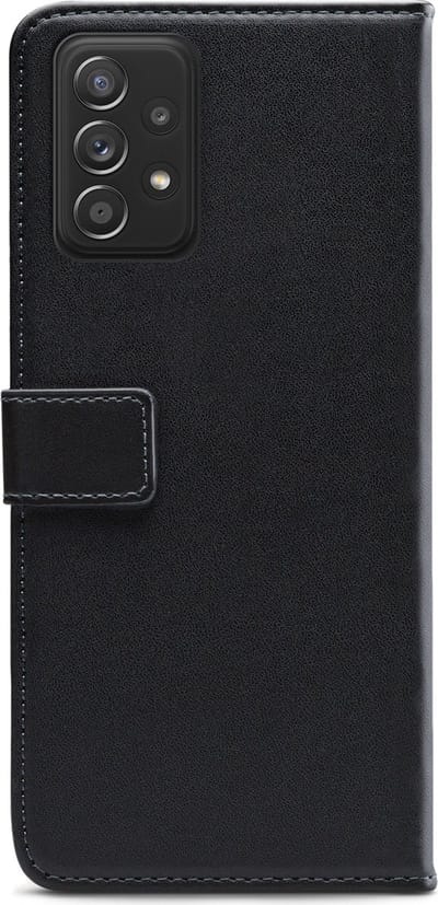 Mobilize Telefoonhoesje geschikt voor Samsung Galaxy A52 Hoesje | Mobilize Classic Gelly Wallet Bookcase Portemonnee | Pasjeshouder voor 2 Pasjes | Telefoonhoesje voor Pinpas / OV Kaart / Rijbewijs - Zwart