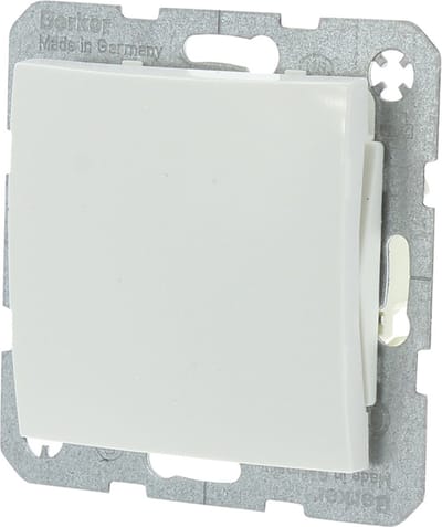 BERKER S1 SCHAKELAAR INBOUW KRUIS POLARWIT