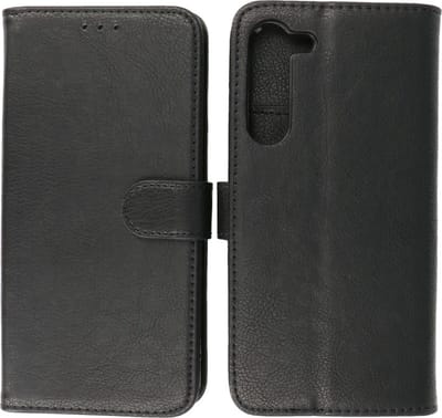 Hoesje Geschikt voor Samsung Galaxy S23 - Book Case Portemonnee Telefoonhoesje - Zwart