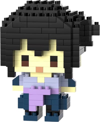 Sasuke Uchiha - Naruto - Nano Blocks - Bouwset– 188 Stukjes DIY Mini Bouwstenen - Blokken - Speelgoed - BRICKY