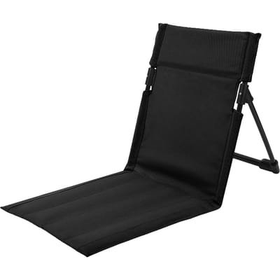 Chaise de plage pliante d'extérieur, légère, simple, Portable, pour loisirs, voyage noir