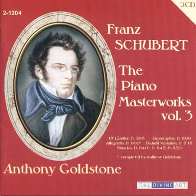 Anthony Goldstone - Schubert: Piano Masterworks, Volume 3 (2 CD)