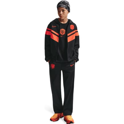 Nike KNVB Trainingspakken Kinder - Zwart - Maat 158 - 170 CM - Poly Woven