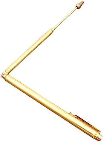 Metaaldetector Staaf - Zoekstok Divining - Objecten Vinden - Intrekbaar Ontwerp - 15 cm - Zoals Afgebeeld