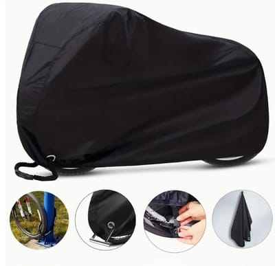 Dutchers® Fietshoes 200x110x70 cm – Waterdichte Fiets Hoes voor Buiten - Fietsbeschermhoes – 210D Heavy Duty Regenhoes – UV Bescherming – Voor Mountainbike & Racefiets