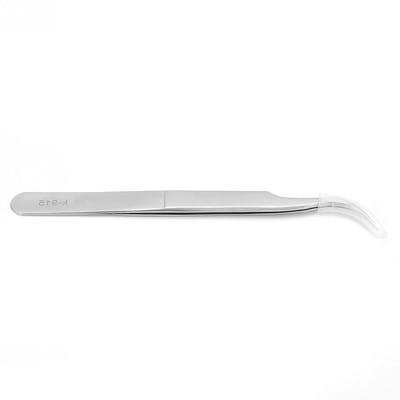Antistatisch Pincet - Gebogen Pincet - Nauwkeurig Werk - Roestvrij Staal - 14 Gram - Zilver