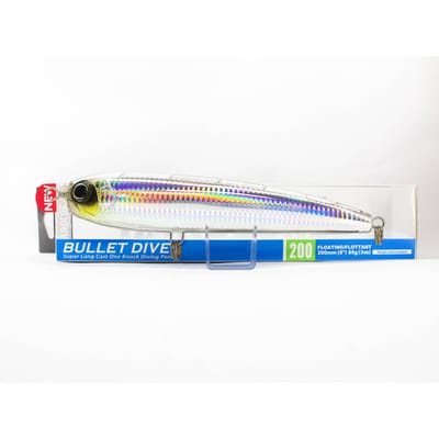 Leurre flottant Yo Zuri Duel Hardcore Bullet Dive 200 mm F1241-HTMF (5358) white