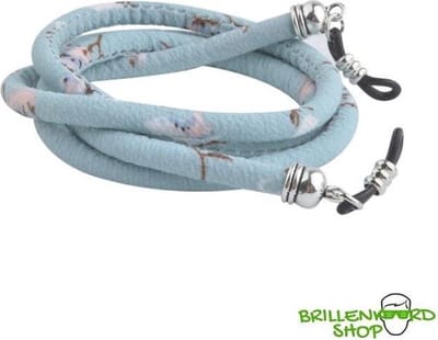 Zonnebril Koord – Zonnebril Touwtjes – Rond Geweven – Softwear - Bloesem Pastel