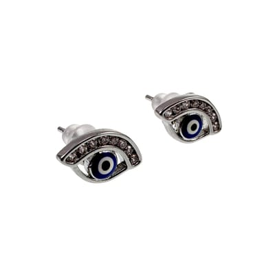 Boze Oog Oorknoppen Dames - Gerhodineerd - Turkse Oog Oorbellen - Boze Oog Oorbellen