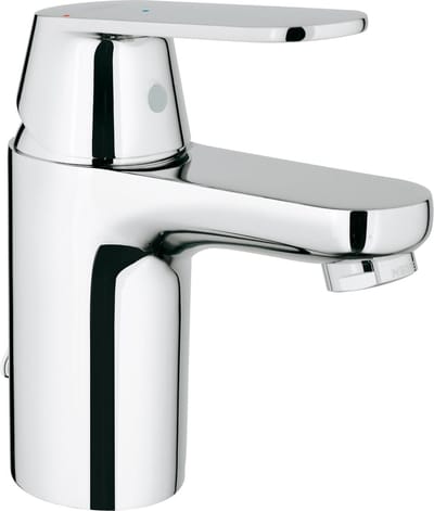 GROHE Eurosmart Cosmopolitan Wastafelkraan - Lage uitloop - Uittrekbare ketting met stop - Chroom - Waterbesparend