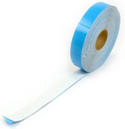 Reflecterende anti-slip vloertape - Wit - 3000 cm x 50 mm x 1,8 mm- Anti-slip & Reflecterend - Polyethyleen met hoge dichtheid (HDPE) - 1,8 mm - Voor binnen & buiten