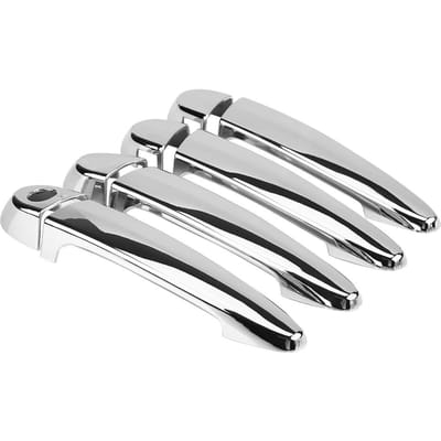8 stuks Auto Chroom Galvaniseren Deurklink Cover Sierlijst voor BMW X1 X3 X5 X6 2010 2013 white