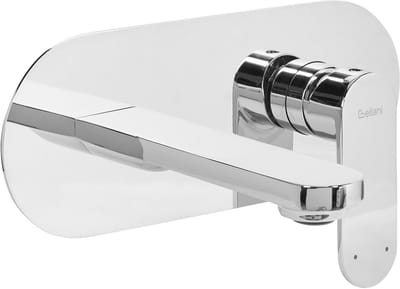 CHAPALA - Wandgemonteerde mengkraan - Zilver - Messing