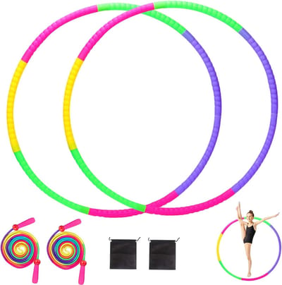 Kleine Dismountable Fitness Circle - Vouwbare Plastic Fitness Circle voor Kinderen - Verwijderbare Kindercirkel