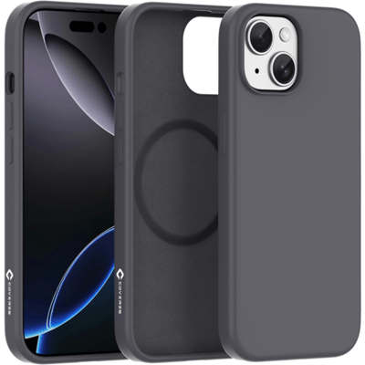 Coverzs liquid siliconen MagSafe hoesje geschikt voor iPhone 15 - Magsafe telefoonhoesje - Siliconen hoesje