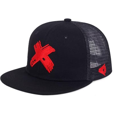 Nouvelles Casquettes Snapback Hip Hop Masculine Os Casquette de Baseball Adulte Snapback Hommes Femmes Chapeau Bande Féminine Rock Baseball Casquettes Plates Casquette ajustée black