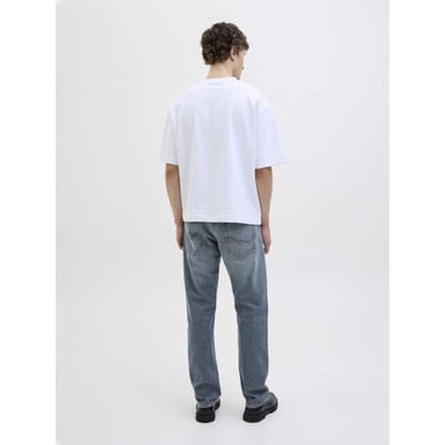 Jack & Jones blauwe heren jeans   Chris   Bleached wash wassing   Relaxed Fit   5-Pocket zakken   Knoopsluiting   Duurzaam   High waist Blauw 28/32