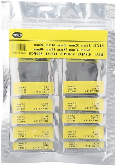 Dailygoods- Horlogepakkingsafdichting Set van 500 Stuks - Duurzame O-ringen - Rubber Afdichtingsringen - Vervangende Horlogekastpakking - Schokbestendig - Waterdicht - O-ring