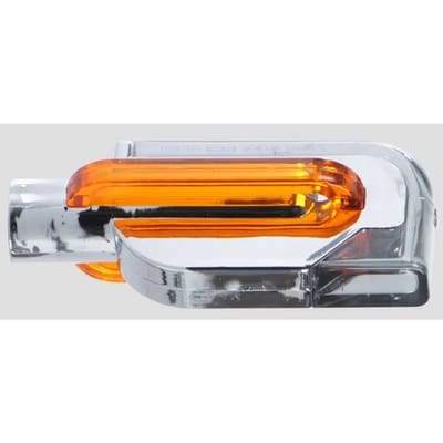 Motorfiets geleide knipperlichten Chaft sunrise