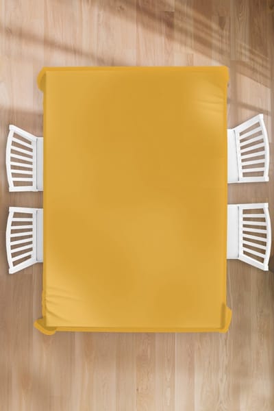 Tafelkleed - Tafellaken - 150x220 cm - Okergeel - Herfst - Interieur - Binnen en Buiten