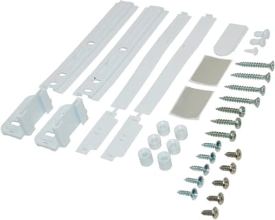 Schuifdeur Bevestigingsset - Deurmontage Kit - Koelkast Reparatie - Perfecte Pasvorm - 20 g - Zilver