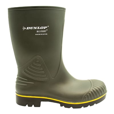 Dunlop Unisex Acifort Wellingtonlaarzen voor volwassenen (Groen)