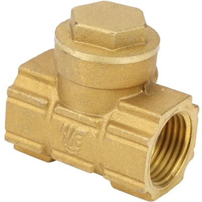 DN15 Messing Eenzijdige Automatische Zwaaiklepkraan voor Water Olie Zure Media