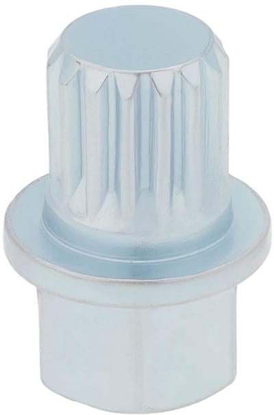 Allecto - Anti-Diefstal Wielslot Verwijderingssleutel - 15-tands ontwerp - 16,8 x 31,6 mm - Compatibel met VW - Voor veilige wielverwijdering - Inc...