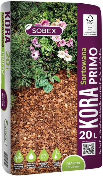 Houten Schorsmulch - Tuin Bodembedekker - Onkruid Bestrijden - Natuurlijk Gecomposteerd - 80 Liter - Bruin