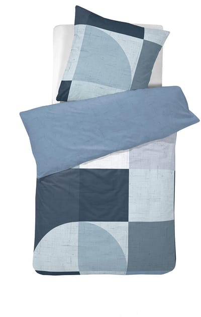 DE - Cinderella Duvet cover set cotton 135 x200 / 80x80 cm rune blue