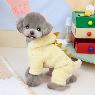 Herfst Winter Hondenkleding Schattige Cartoon Huisdier Set Crossdressing Vierpotige Kleding Fluweel Kleine Middelgrote Puppy Kleding XL
