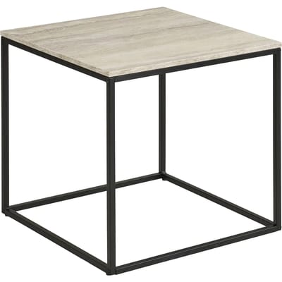 Iris salontafel hoektafel travertijn decor beige.