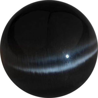 Quiges Verwisselbaar Bolletje Cateye Zwart 18mm - 18B001