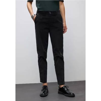 Zachte fluwelen chino