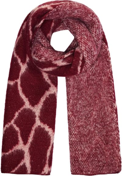 Sjaal giraf Rood Polyester - Yehwang